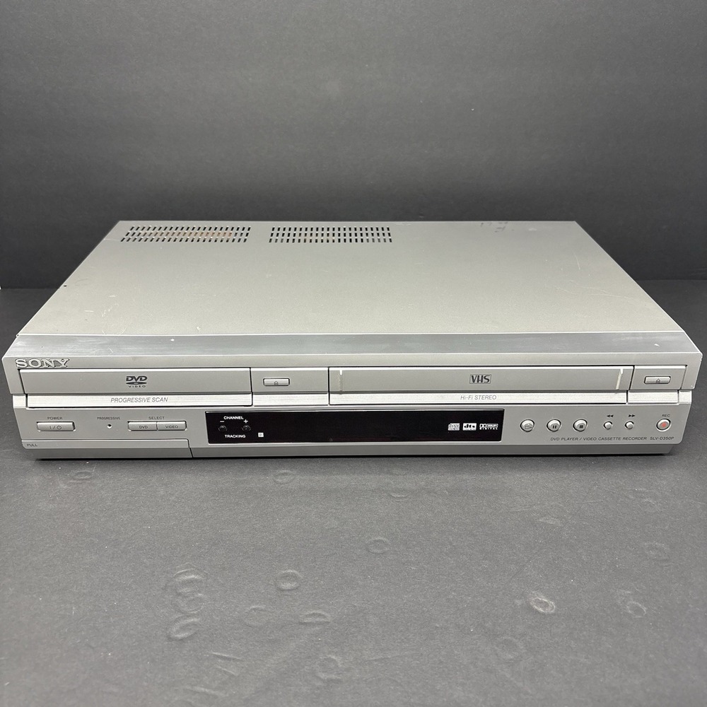 Sony SLV-D350P DVD VHS VCR Combo Player Recorder DVD Works VHS Not Working
